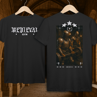 Nome do produto Camiseta Premium Twin Blades – Medieval Gym