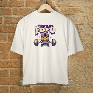 Camiseta Oversized Treino Fofo knight - Medieval Gym