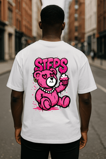 Nome do produtoOversized Steps Pink Love Bear
