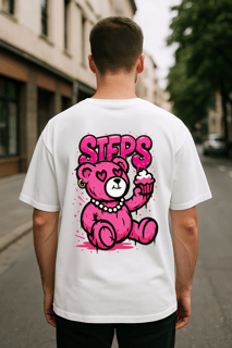 Nome do produtoOversized Steps Pink Love Bear