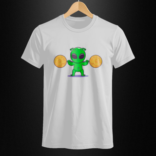 Nome do produto Camiseta Quality - Alien na Musculação