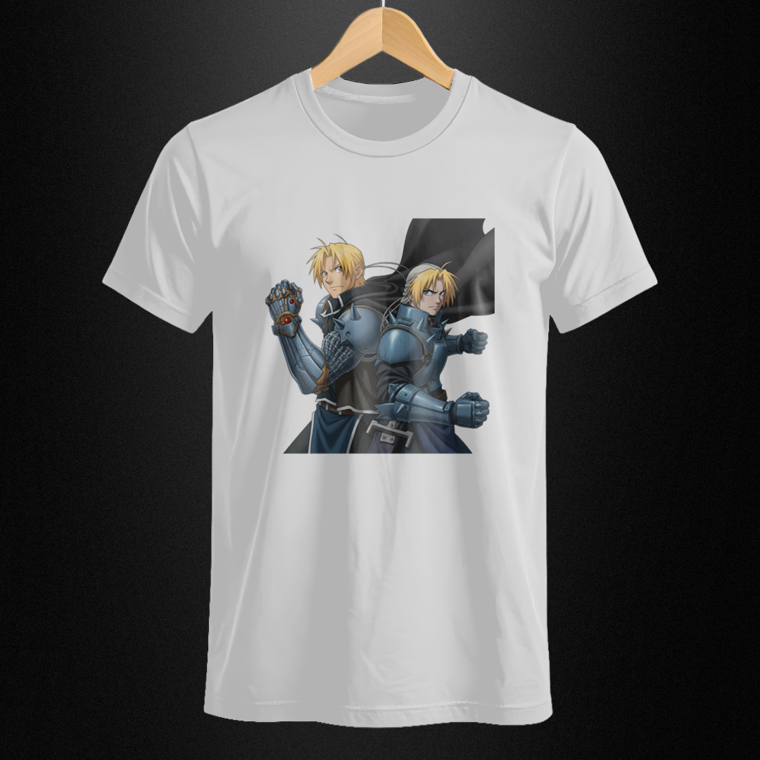 Nome do produto: Camiseta Quality - Fullmetal Alchemist -Edward Elric e Alphonse Elric