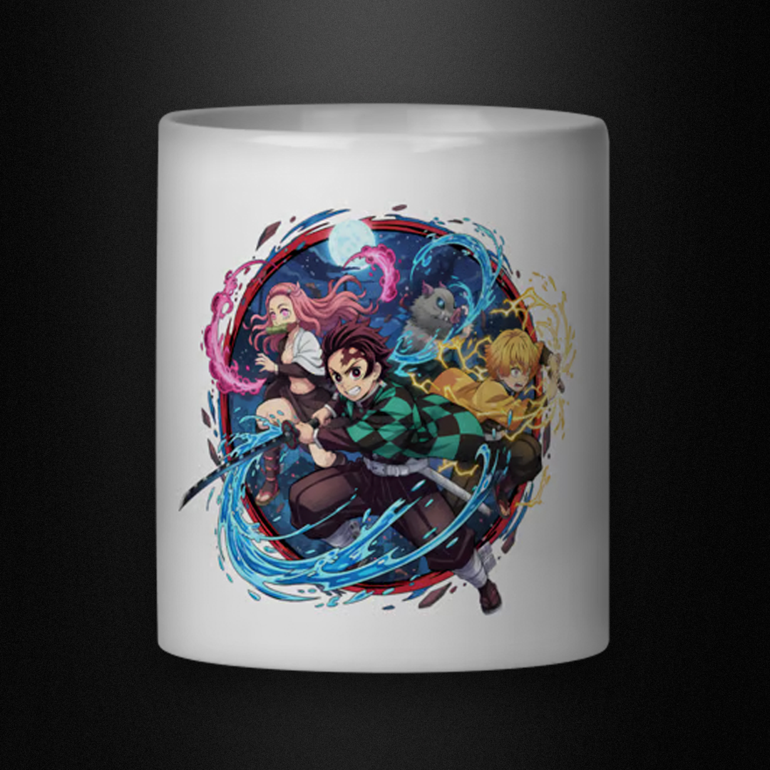 Caneca - Demon Slayer - Esquadrão Kamaboko