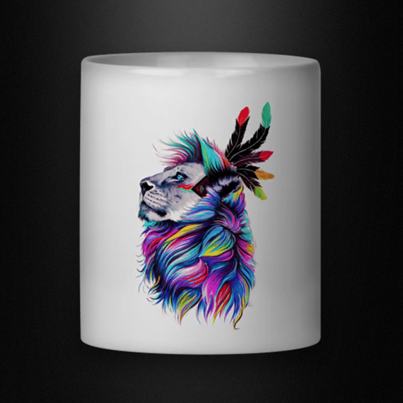 Caneca - Leão Psicodélico