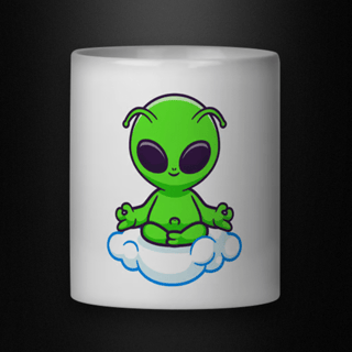 Nome do produto Caneca - Alien Meditando