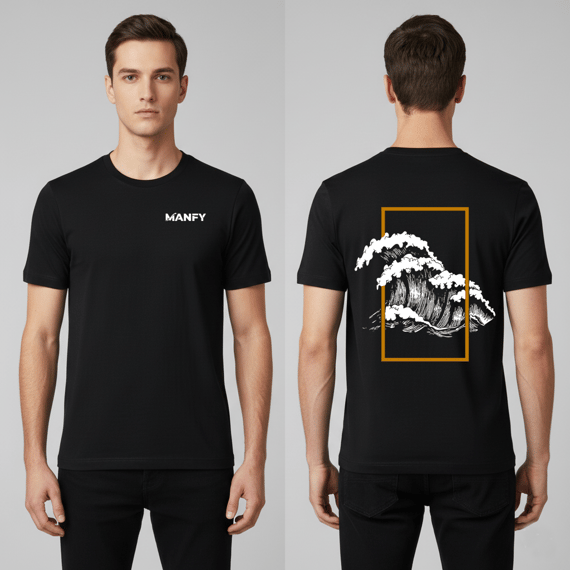 Camiseta Manfy Wave Frame