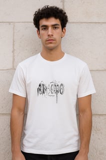 Nome do produto Camiseta Masculina Engranagem Da Vinci 100% Algodão Quality