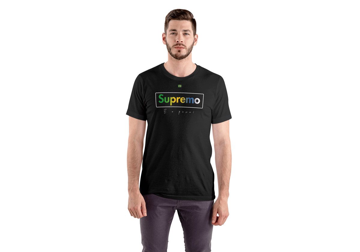 Nome do produto: T-Shirt Quality - Supremo é o povo.
