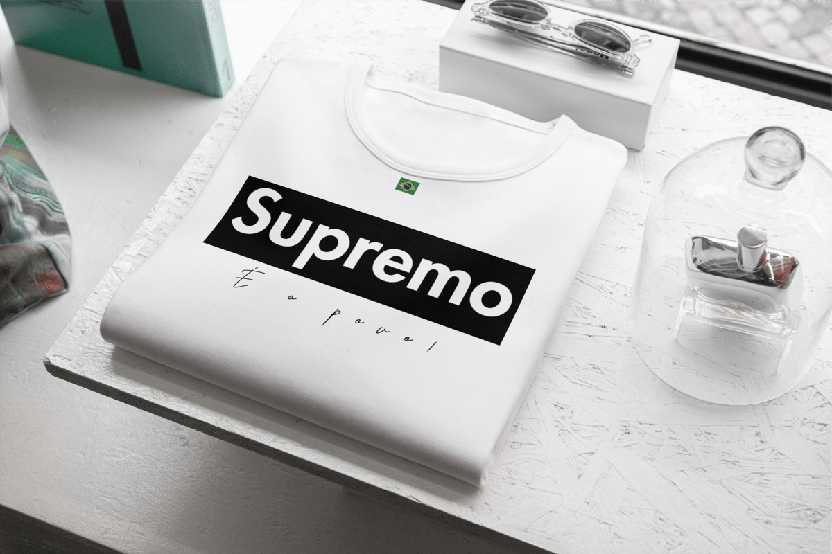 Nome do produto: T-Shirt Quality - Supremo é o povo.