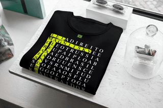 Nome do produto T-Shirt Quality - Camiseta Caça-palavras.