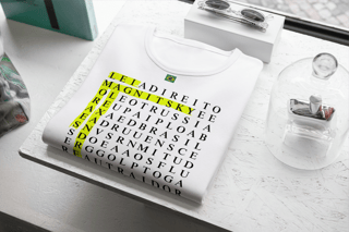 Nome do produto T-Shirt Quality - Camiseta Caça-palavras.