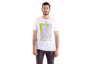 Nome do produto T-Shirt Quality - Camiseta Caça-palavras.