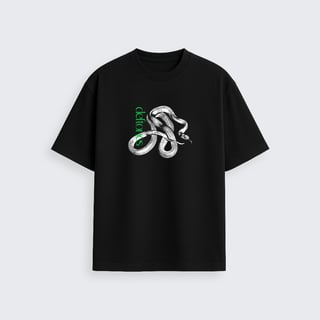 Nome do produtoCamiseta Oversized Deftones Private White Snake