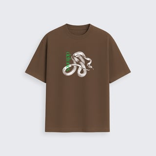 Nome do produtoCamiseta Oversized Deftones Private White Snake