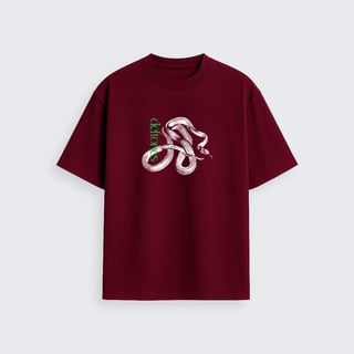 Nome do produtoCamiseta Oversized Deftones Private White Snake