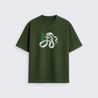 Nome do produtoCamiseta Oversized Deftones Private White Snake