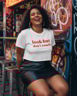 Nome do produto look but dont touch (cropped)