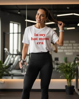 Nome do produto in my hot mom era (camiseta)