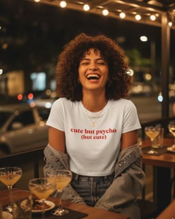 Nome do produto cute but psycho (cropped)