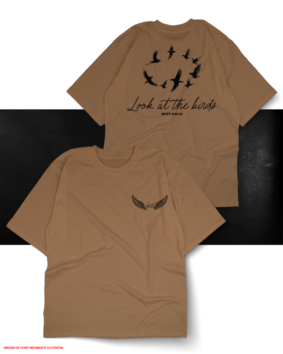 T-Shirt Oversized Unissex - Faith