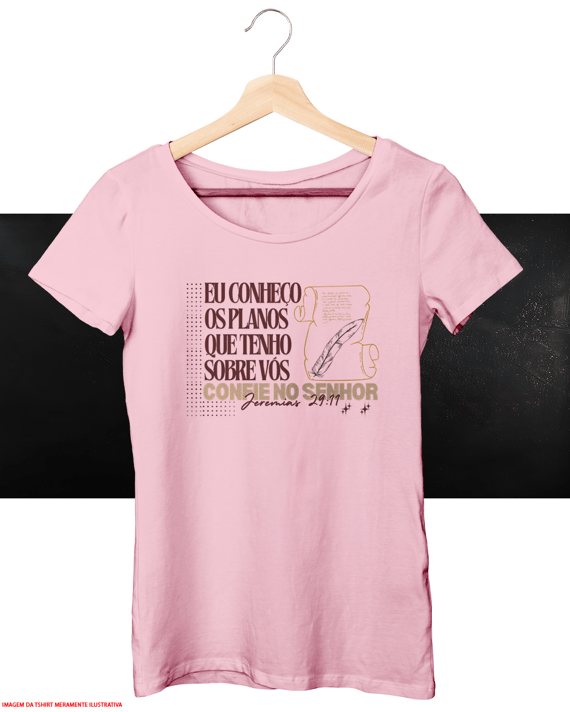 T-Shirt Feminina - Confie no senhor