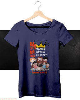 T-Shirt Feminina - Na presença do rei