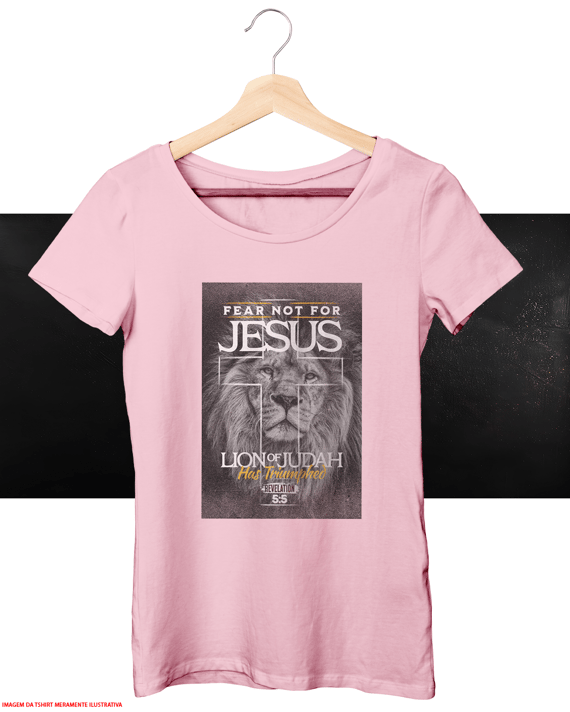 T-Shirt Feminina - Lion of Judah / Leão de Judá