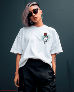 T-Shirt Oversized Unissex - Glória Glória Glória 