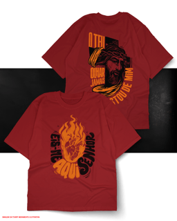 Nome do produto T-Shirt Oversized Unissex - Eis me aqui senhor