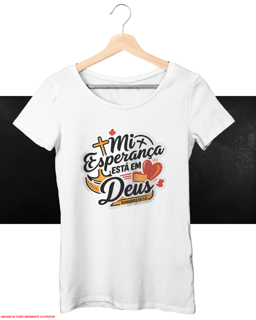Nome do produto T-Shirt Feminina - Minha esperança está em Deus