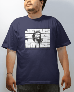 Nome do produto T-Shirt Unissex Plus Size - Jesus Saves