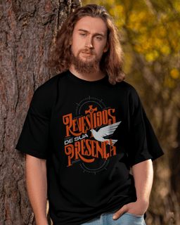 T-Shirt Oversized Unissex - Revestidos da sua presença  (2)