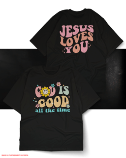 Nome do produto T-Shirt Oversized Unissex - God is good all the time