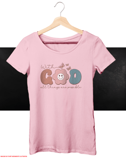 T-Shirt Feminina - Whit God