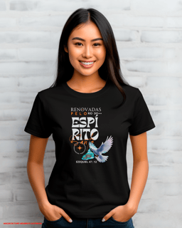 T-Shirt Feminina - Renovadas pelo espírito santo