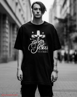 T-Shirt Oversized Unissex - Jesus is king