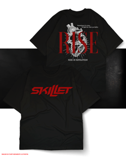 Nome do produto Cristã Band Oversized Unissex - Skillet