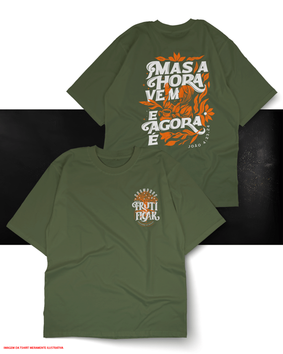 T-Shirt Oversized Unissex - Frutificar