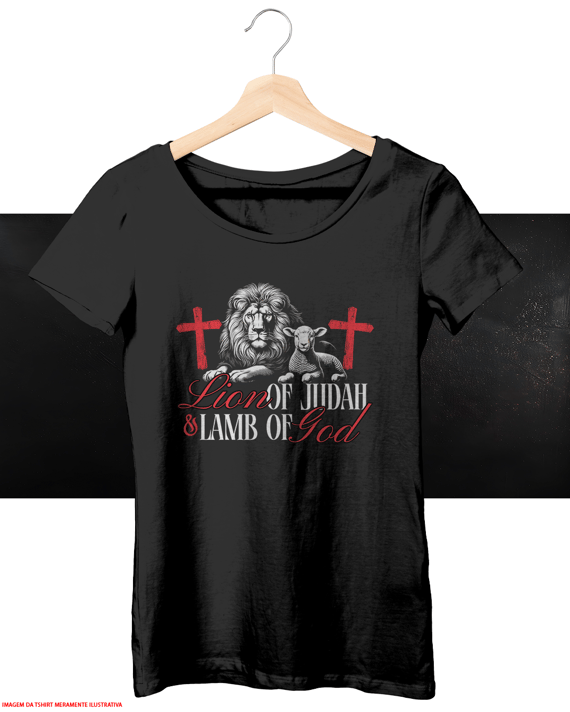 T-Shirt Feminina - Leão de Judá 