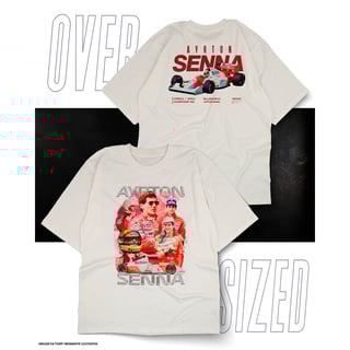 Nome do produto Oversized Premium - Ayrton Senna F1