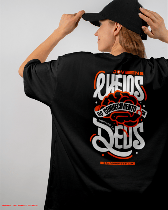 T-Shirt Oversized Unissex - Conhecereis a verdade