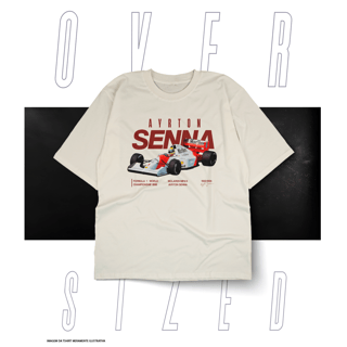 Oversized Básica - Ayrton Senna F1