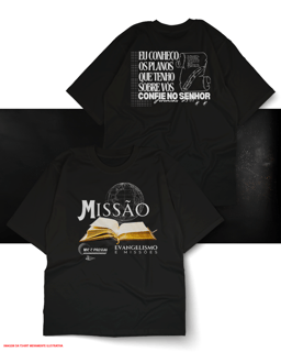 T-Shirt Oversized Unissex - Missão