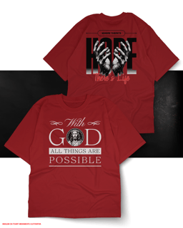 Nome do produto T-Shirt Oversized Unissex - Whit God