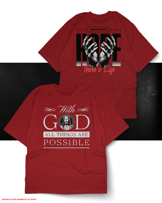 T-Shirt Oversized Unissex - Whit God