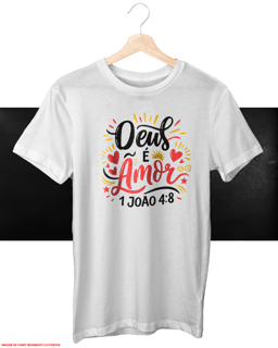 T-Shirt Unissex - Deus é amor