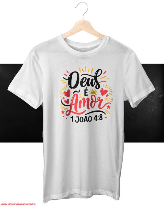 T-Shirt Unissex - Deus é amor