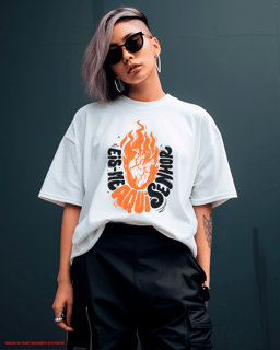 Nome do produto T-Shirt Oversized Unissex - Eis me aqui senhor