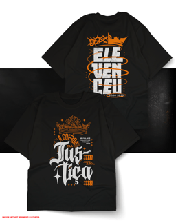 T-Shirt Oversized Unissex - Justiça