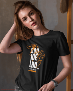 T-Shirt Feminina - Todo joelho se dobrará